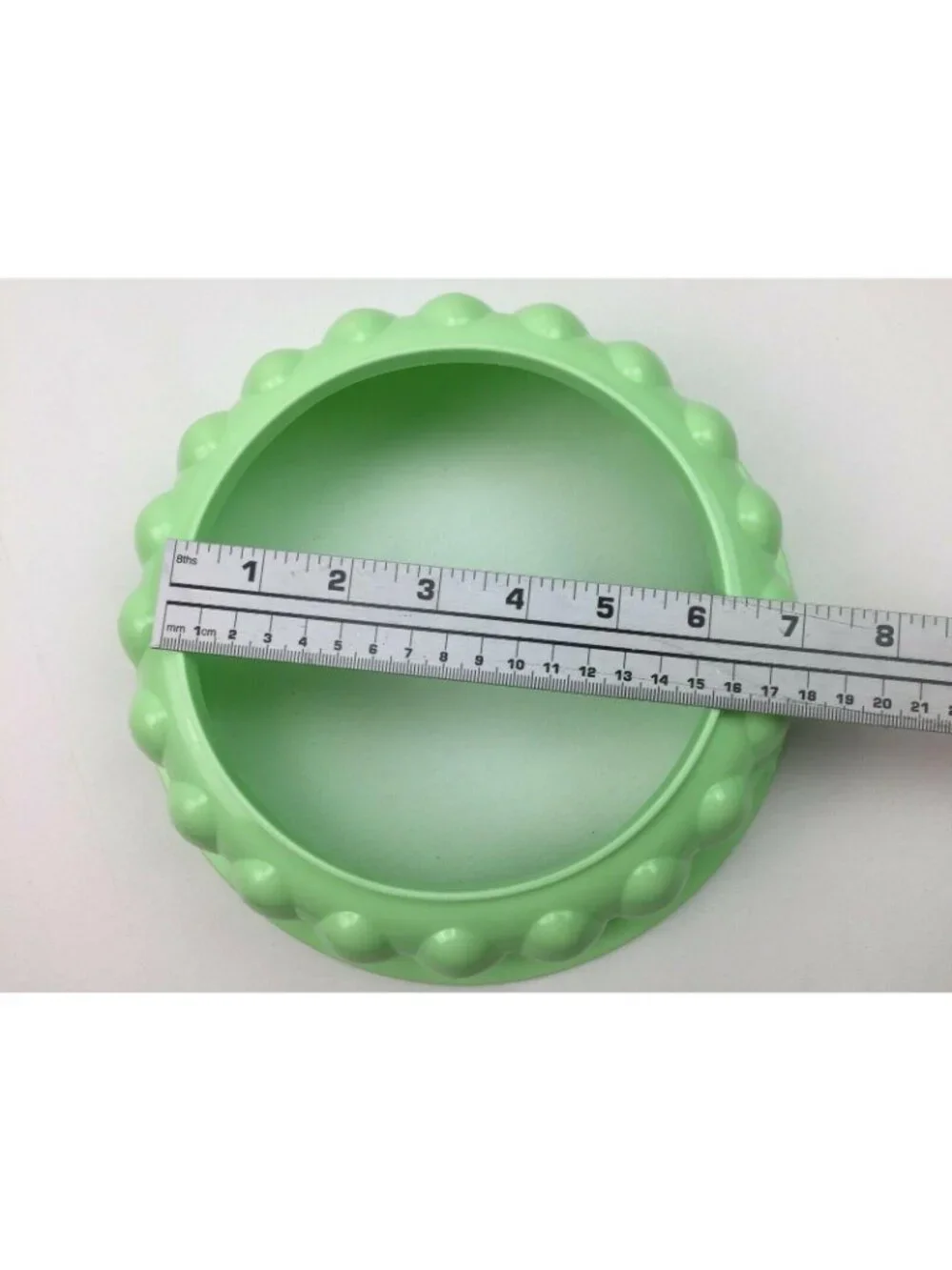Vintage Tupperware Mint Green Jello Mold Ring 1202 Insert 1201 Lid 1203